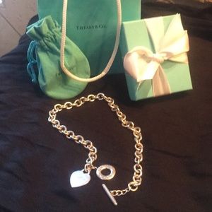Tiffany&Co Authentic Classic Toggle  necklace 💗